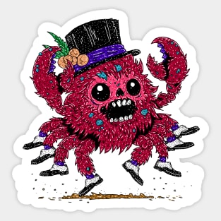 Soft Shoe Crab Zombie Sticker